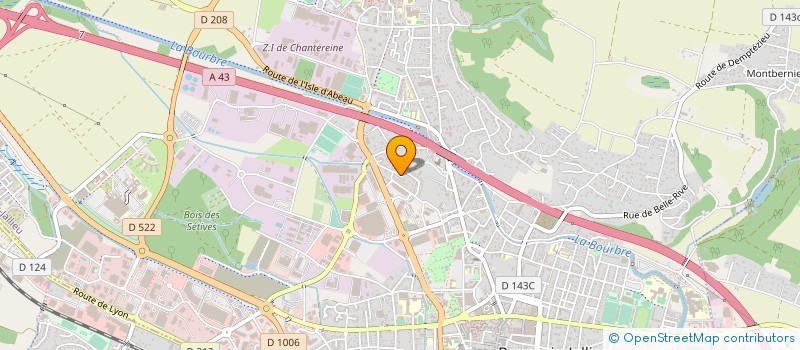 localisation de l'entreprise L'ORME  SAINT-AGNIN-SUR-BION