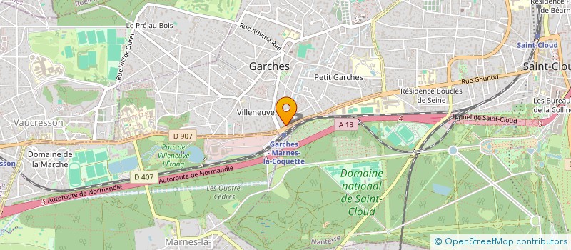 localisation de l'entreprise L ORME BOSSU à GARCHES