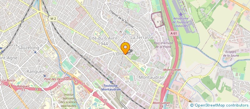 localisation de l'entreprise L'ORMEAU à TOULOUSE
