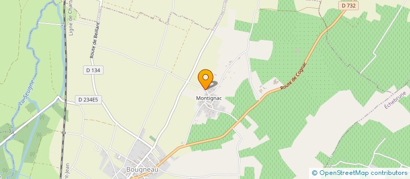 localisation de l'entreprise L'ORMEAU ROUGE  BOUGNEAU