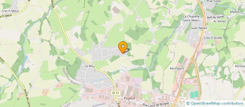 localisation de l'entreprise L'ORNATA à LANNION