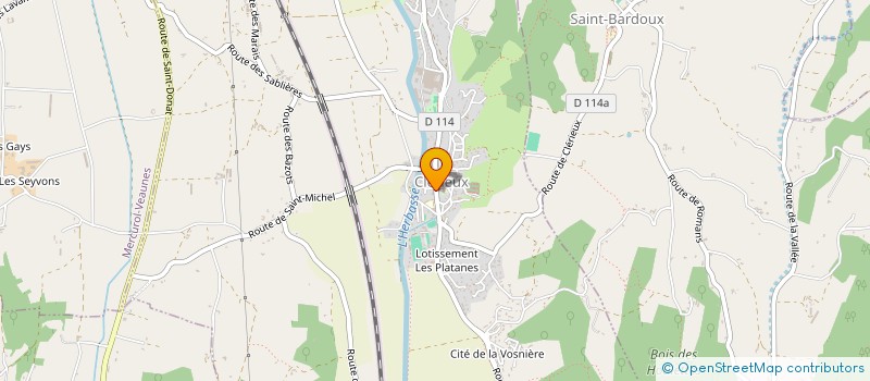 localisation de l'entreprise L'ORO AZZURRO  CLERIEUX