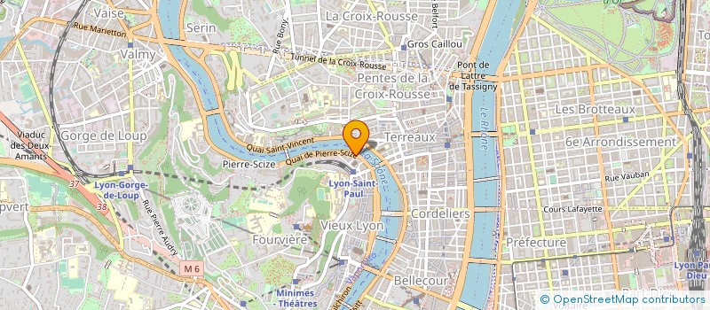 localisation de l'entreprise L'ORPHEE à LYON