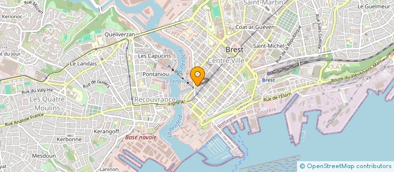 localisation de l'entreprise L'ORPHEE REVE à BREST