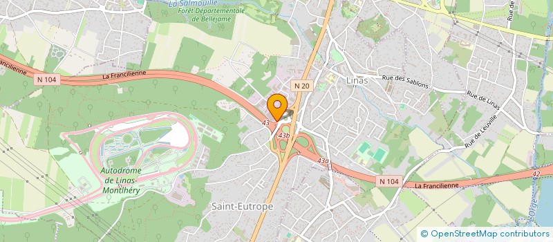localisation de l'entreprise L'ORQUE à LINAS