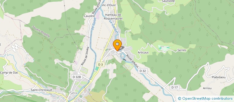 localisation de l'entreprise L'ORSALHER VTT à OUST