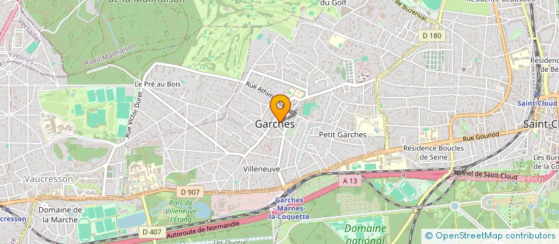 localisation de l'entreprise L'ORTEIL EN POINTES à GARCHES
