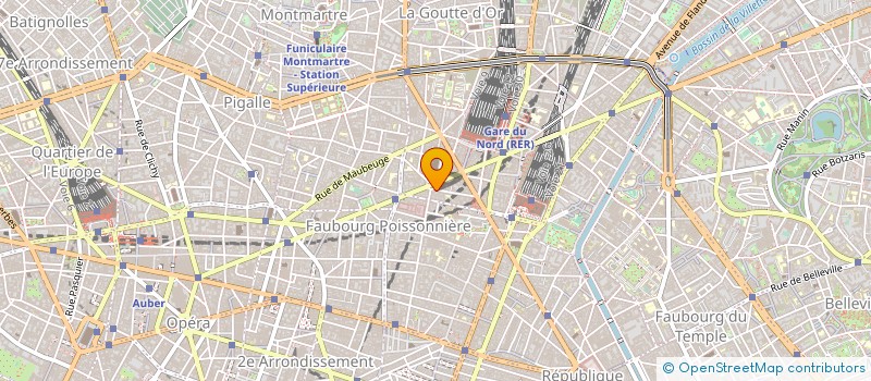 localisation de l'entreprise L'ORTEMPS à PARIS