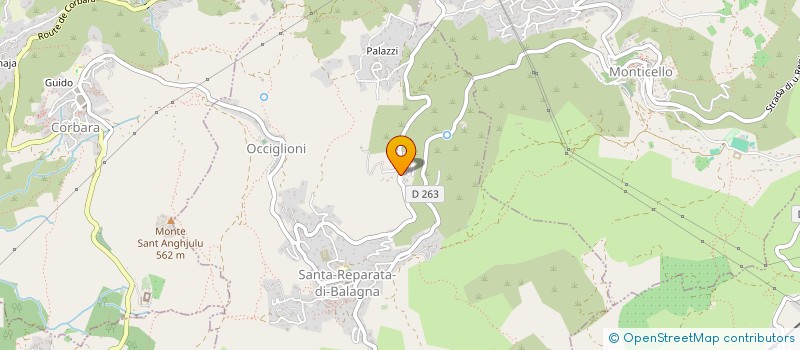 localisation de l'entreprise L'ORTU DI BALAGNA à SANTA-REPARATA-DI-BALAGNA