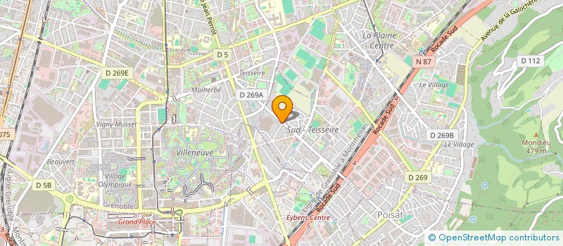 localisation de l'entreprise L'ORYX  SAINT-MARTIN-D'HERES