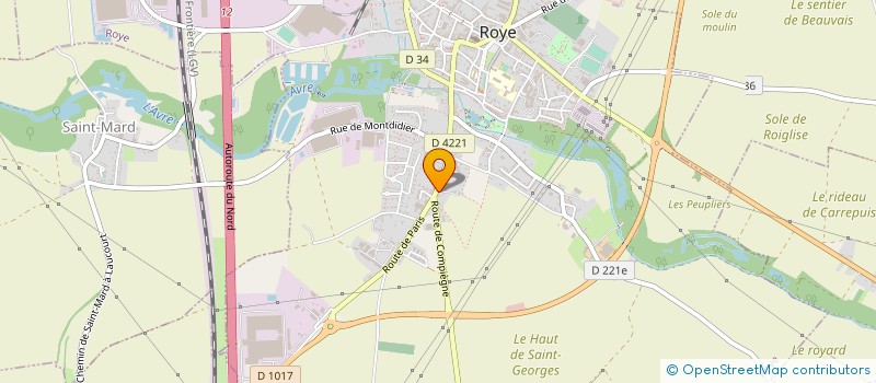 localisation de l'entreprise L'OS A MOELLE à ROYE