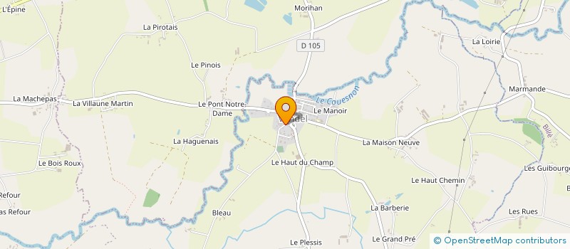 localisation de l'entreprise L'OS A MOELLE  RIVES-DU-COUESNON