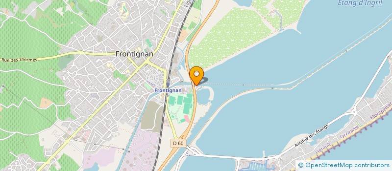 localisation de l'entreprise L'OSEL à FRONTIGNAN