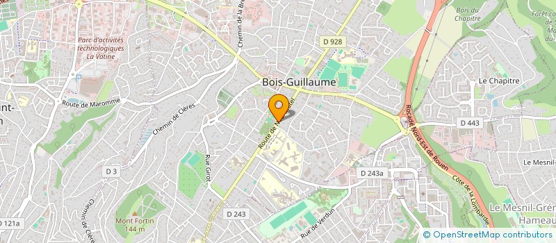 localisation de l'entreprise L'OSMOSE à ISNEAUVILLE