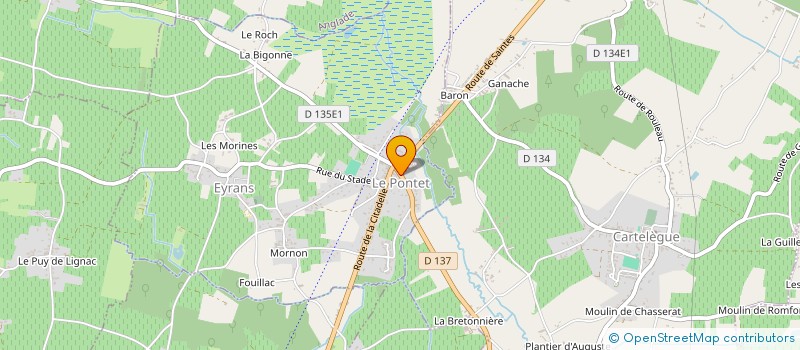 localisation de l'entreprise L'OSMOSE  EYRANS