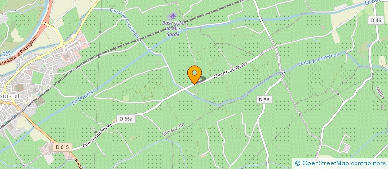 localisation de l'entreprise L'OSMOSE  PERPIGNAN