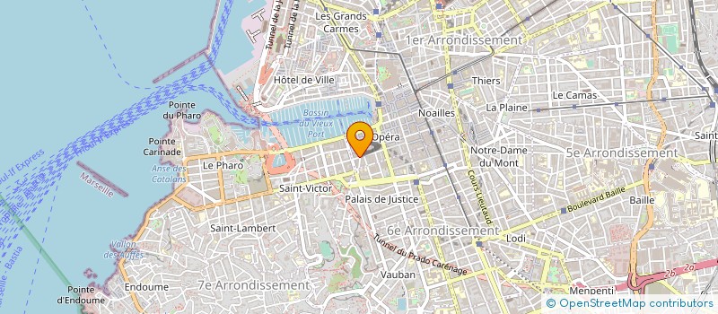 localisation de l'entreprise L'OSMOSIS à MARSEILLE