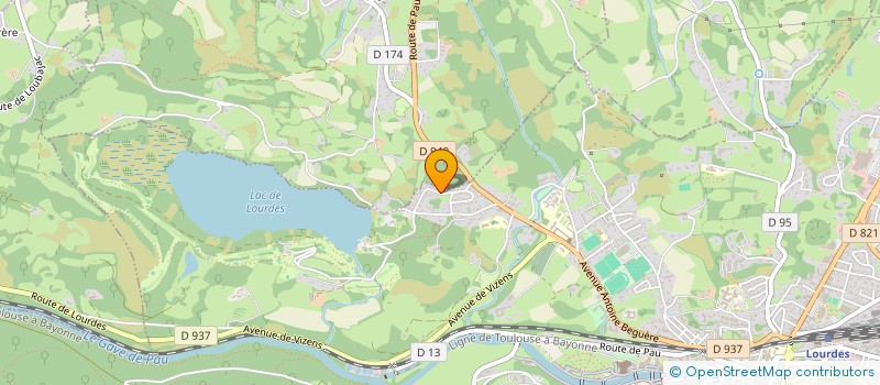 localisation de l'entreprise L'OSSAU à LOURDES