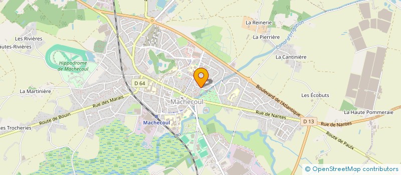 localisation de l'entreprise L'OST DU VIEUX GRIMOIRE  MACHECOUL-SAINT-MEME