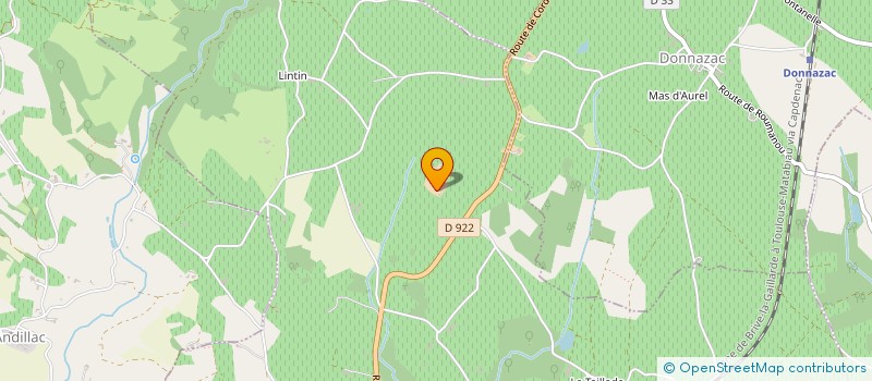 localisation de l'entreprise L'OSTAL  CAHUZAC-SUR-VERE