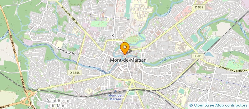 localisation de l'entreprise L'OSTAL DE LA MADELEINE à MONT-DE-MARSAN
