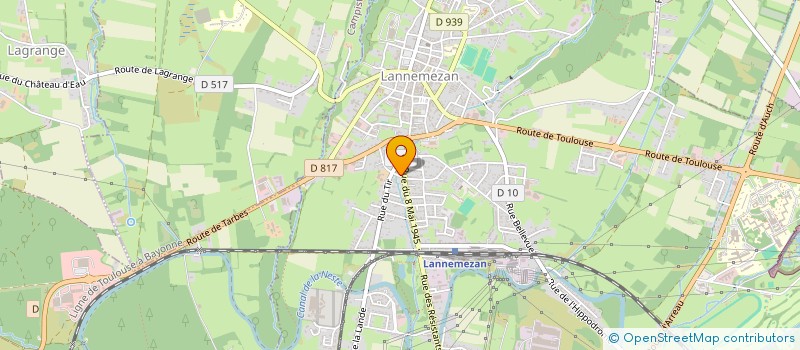 localisation de l'entreprise L' OSTAL DEL PAURE  LANNEMEZAN