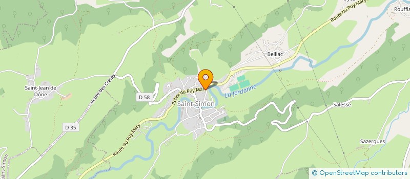 localisation de l'entreprise L'OSTAL DES PITCHOUS à SAINT-SIMON