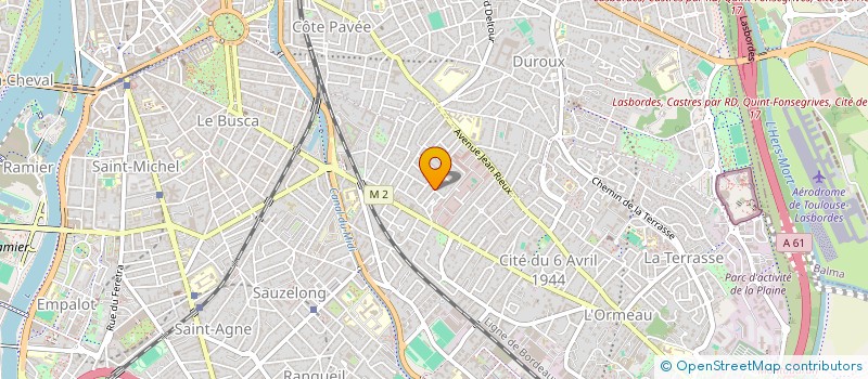localisation de l'entreprise L'OSTALAA DE PELVOUX à TOULOUSE