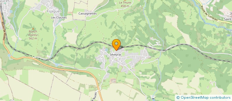 localisation de l'entreprise L'OSTALET  SALLES-LA-SOURCE