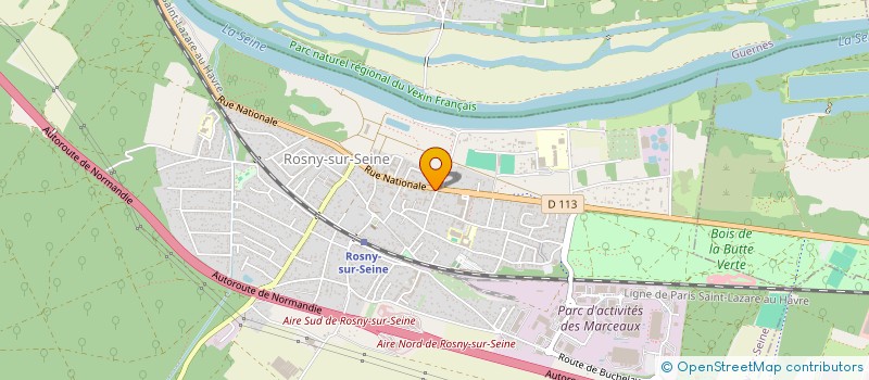 localisation de l'entreprise L'OSTERIA  ROSNY-SUR-SEINE