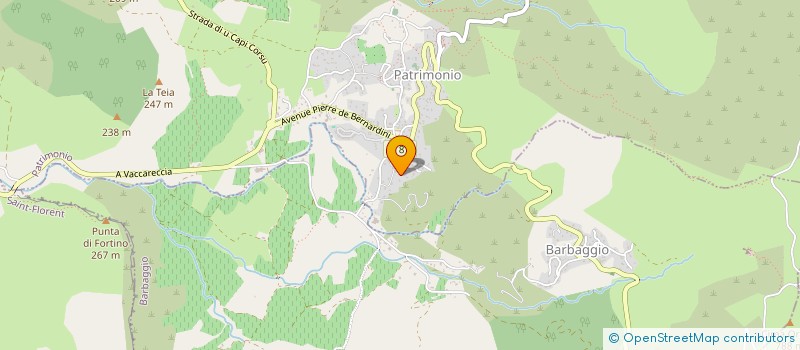 localisation de l'entreprise L'OSTERIA à PATRIMONIO