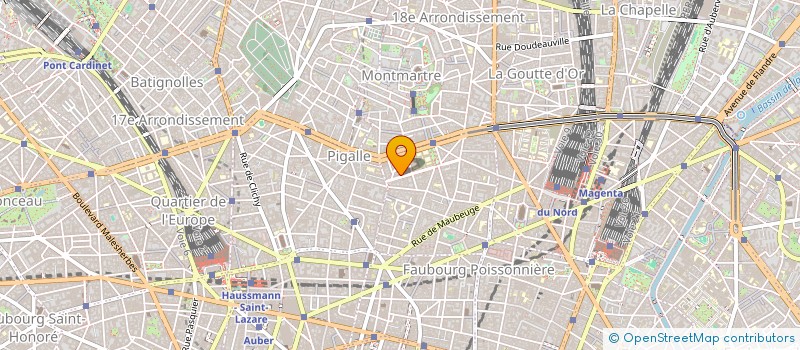 localisation de l'entreprise L'OSTERIA-TRUDAINE  PARIS