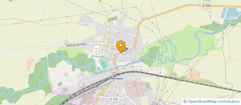 localisation de l'entreprise L'OSTOREA à REVIGNY-SUR-ORNAIN