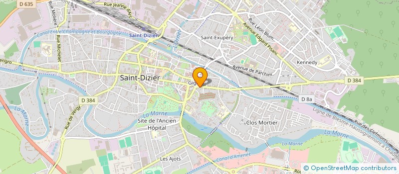 localisation de l'entreprise L'OSTOREA à SAINT-DIZIER