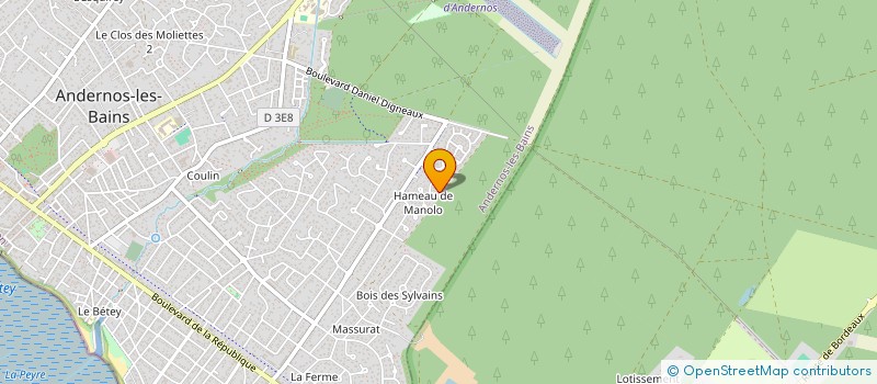 localisation de l'entreprise L'OSTRE'O  ANDERNOS-LES-BAINS