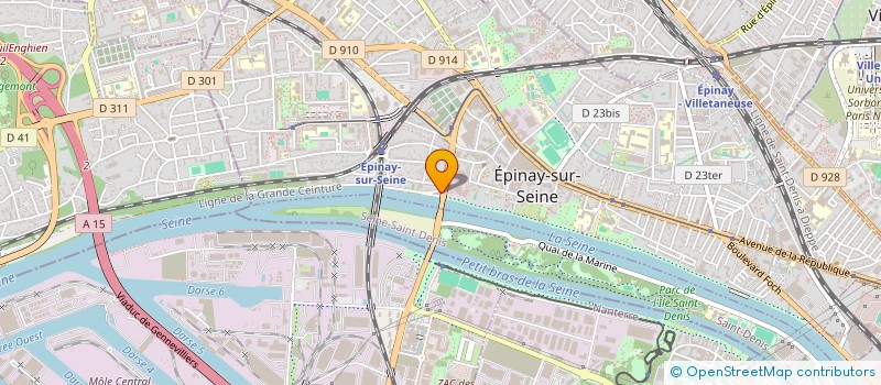 localisation de l'entreprise L'OSTREIDAE à EPINAY-SUR-SEINE