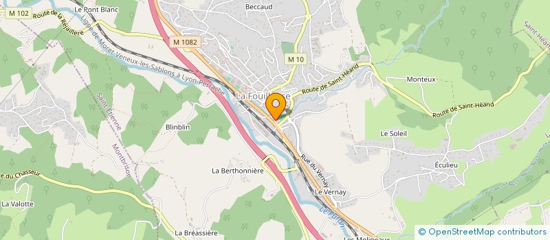 localisation de l'entreprise L OTARIE à LA FOUILLOUSE