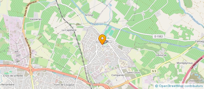 localisation de l'entreprise L. OTVAGA INVEST à BOUJAN-SUR-LIBRON
