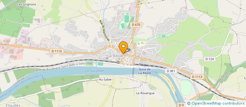 localisation de l'entreprise L OUESSANT  LA REOLE