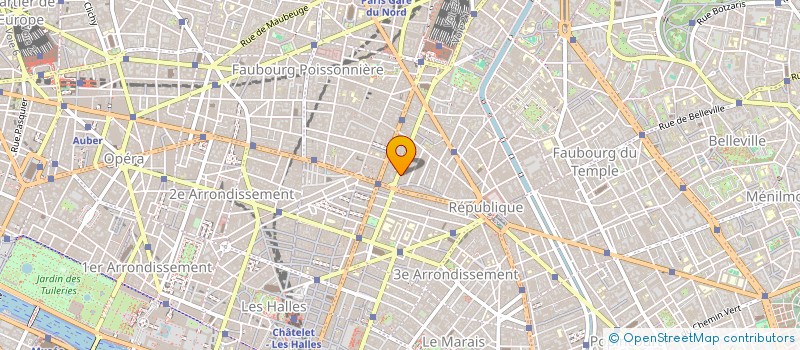 localisation de l'entreprise L'OUEST à PARIS