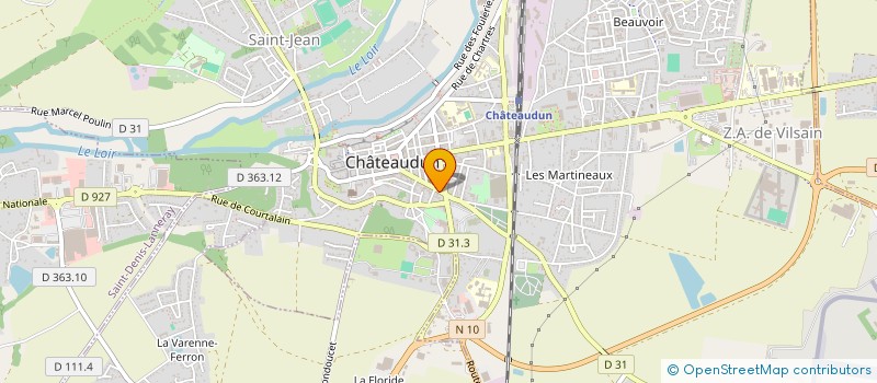 localisation de l'entreprise L'OUIE FINE  CHATEAUDUN