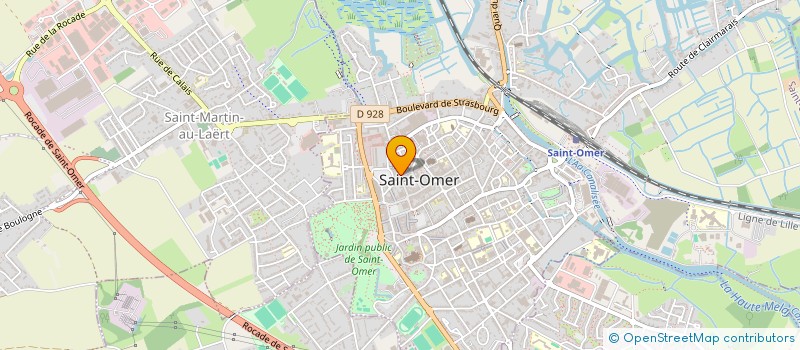 localisation de l'entreprise L'OUIE PARFAITE  SAINT-OMER