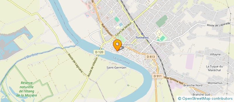 localisation de l'entreprise L'OUILLETERA  TONNEINS