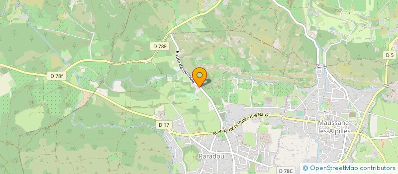 localisation de l'entreprise L'OULIVIE à LES BAUX-DE-PROVENCE