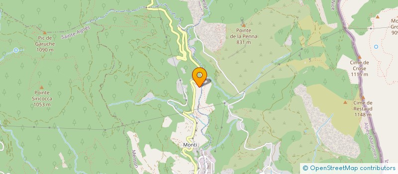 localisation de l'entreprise L'OURA  MENTON