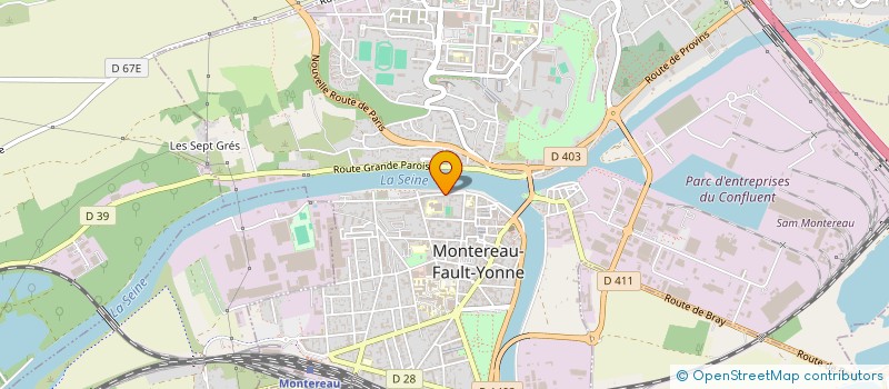 localisation de l'entreprise L'OURAGAN à MONTEREAU-FAULT-YONNE