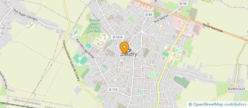 localisation de l'entreprise L'OURAGAN SC à CAUDRY