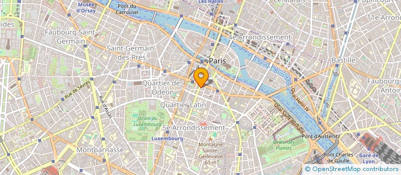 localisation de l'entreprise L'OURAGANE  PARIS