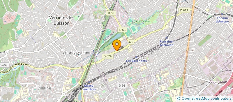 localisation de l'entreprise L'OURASI à ANTONY