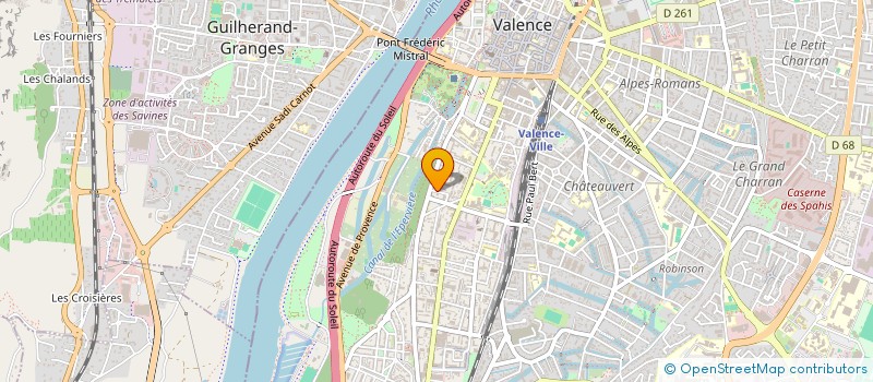 localisation de l'entreprise L OURDINE à VALENCE